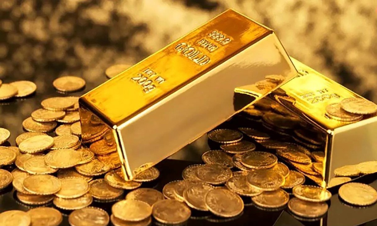 Gold and coins