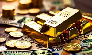Dollar and gold