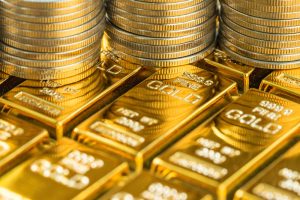 Gold and coins